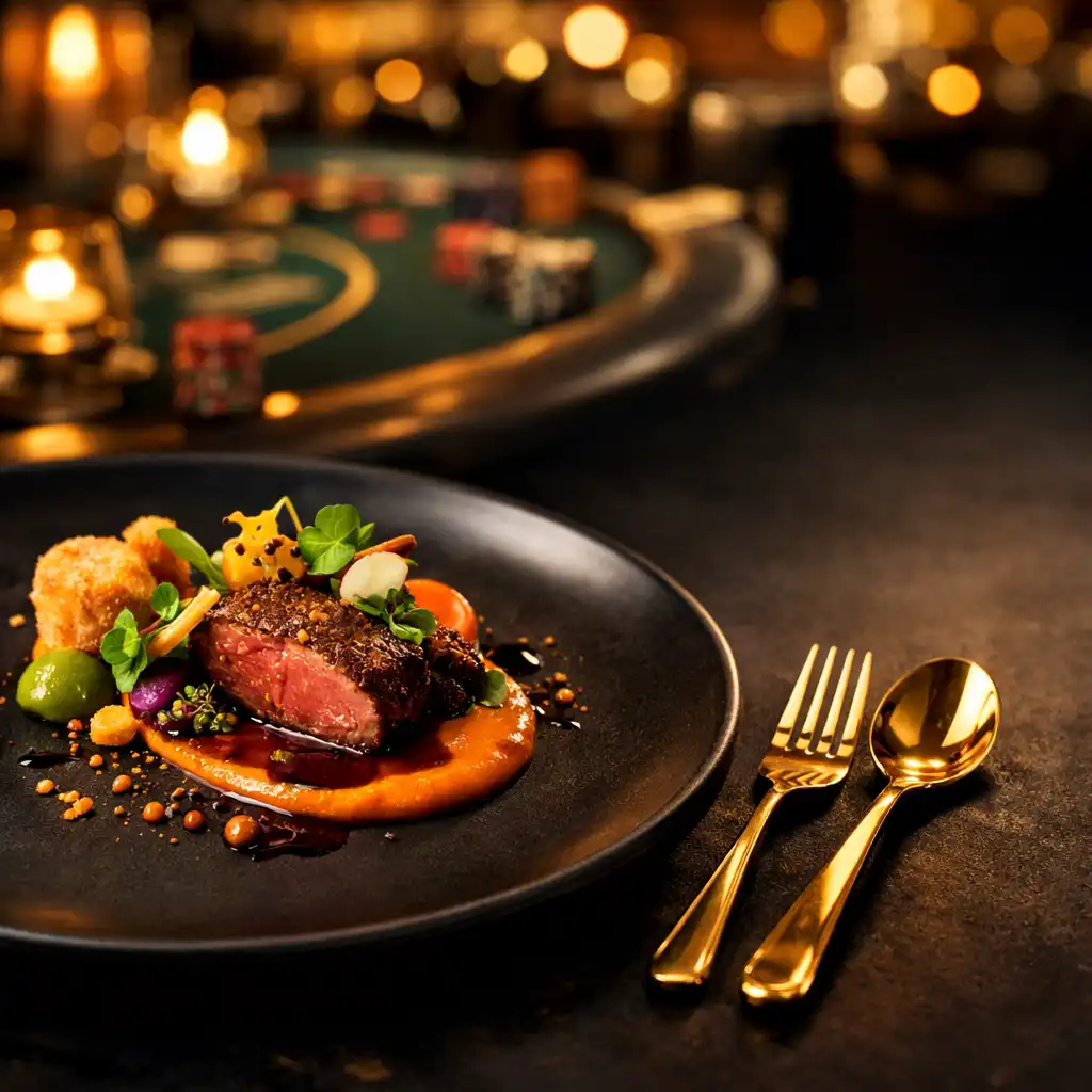 Wykwintne danie fine dining